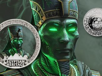 Osiris - Egyptian Heritage coin collection - Liberia 1oz pure silver coin