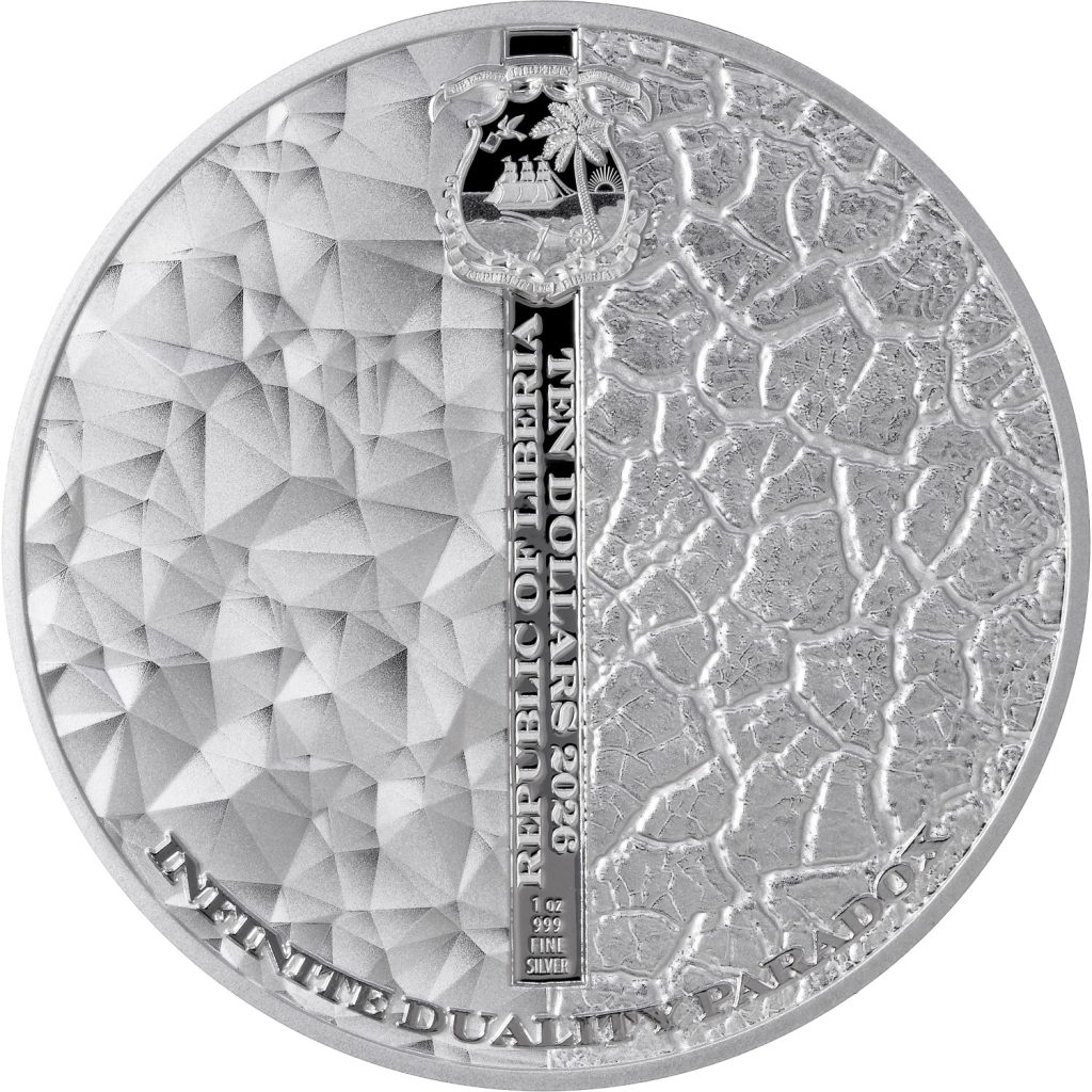 Angel & Devil - Good & Evil - Infinite Duality Paradox series - 2026 Liberia 1oz pure silver coin