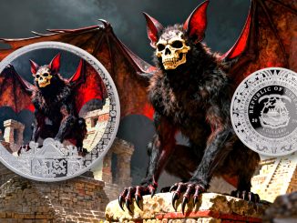 Camazotz - Aztec Heritage series - Liberia 2026 PROOF 1/2oz silver coin