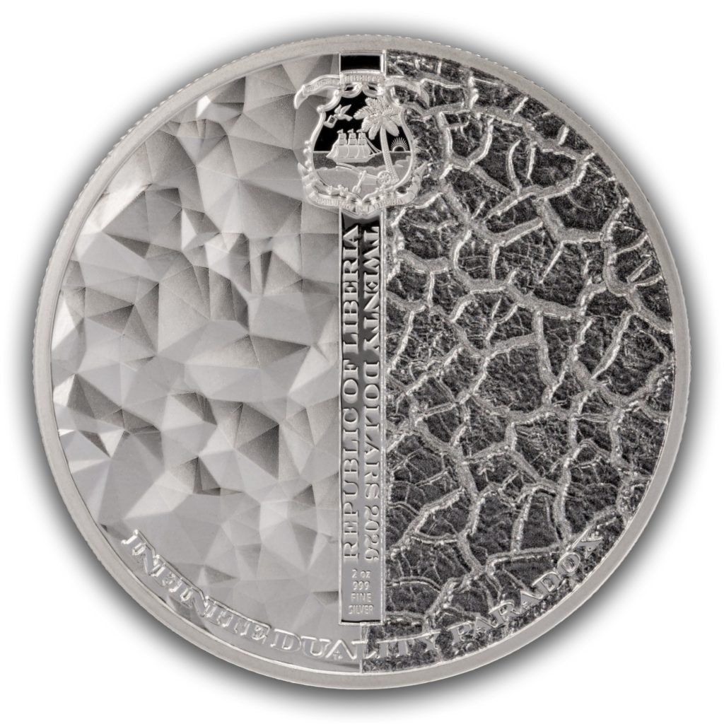 UHR Angel & Devil - Good & Evil - Infinite Duality Paradox series - 2026 Liberia 2oz pure silver coin