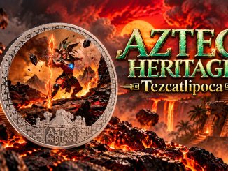 Tezcatlipoca - Aztec Heritage series - Liberia 2026 PROOF 1/2oz silver coin