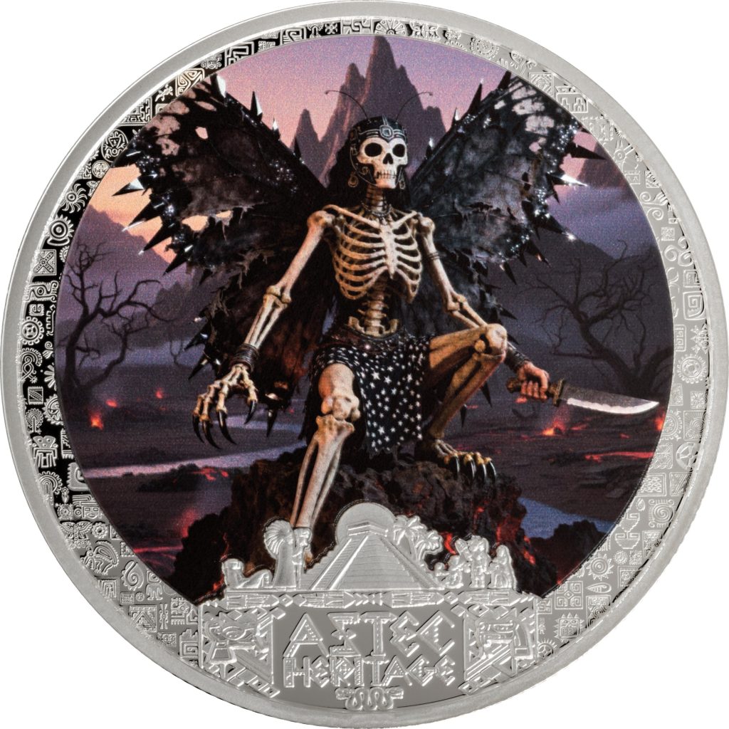 Ītzpāpālōtl - Aztec Heritage series - Liberia 2026 PROOF 1/2oz silver coin