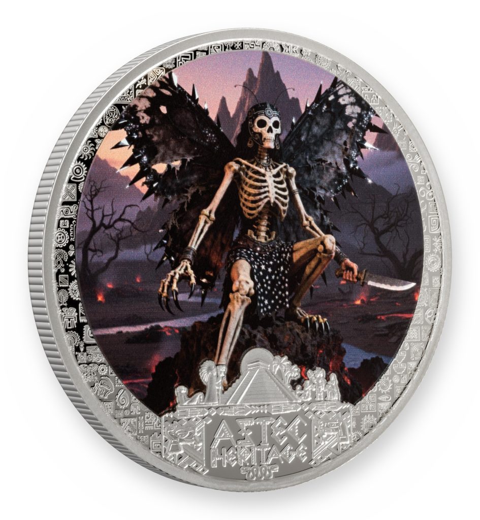Ītzpāpālōtl - Aztec Heritage series - Liberia 2026 PROOF 1/2oz silver coin