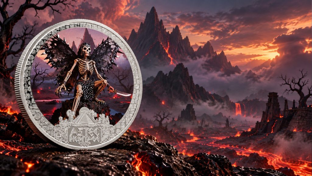 Ītzpāpālōtl - Aztec Heritage series - Liberia 2026 PROOF 1/2oz silver coin